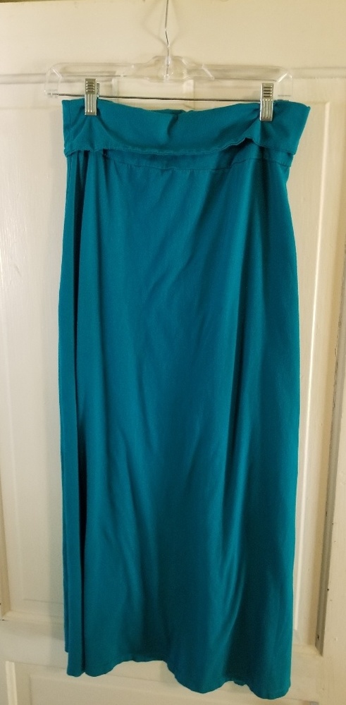 Kersh teal maxi skirt